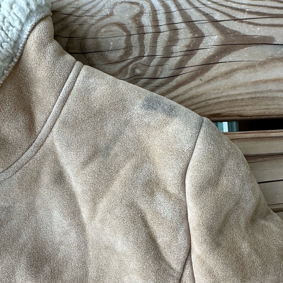 Suede Sherpa Lined Jacket - Picture 3 of 4